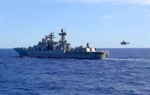 نیروی دریایی چین و روسیه مانور مشترک برگزار کردند