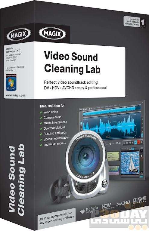 نرم افزار حذف صدای اضافی از فیلم MAGIX Video Sound Cleaning Lab v22.2.0.53