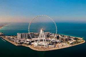 عکس های بلندترین چرخ و فلک جهان که در دبی افتتاح شد