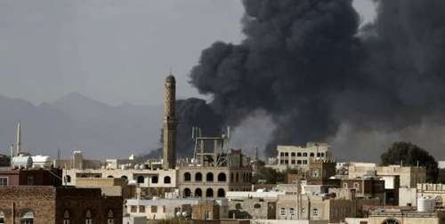 حمله   شدید عربستان به یمن