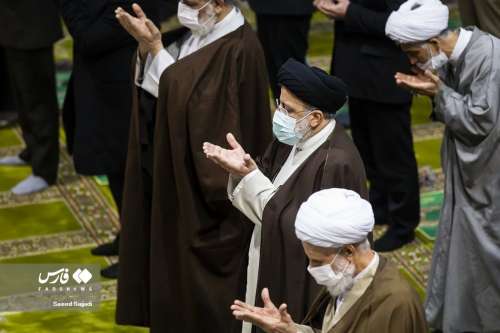 عکسی از حضور رئیسی در نماز جمعه این هفته تهران