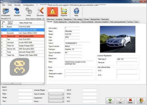 دانلود Vehicle Manager 2019 3.0.1009.0 –  مدیریت سرویس های دوره ای اتومبیل