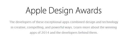 برندگان جایزه بهترین طراحی اپل در سال ۲۰۱۴