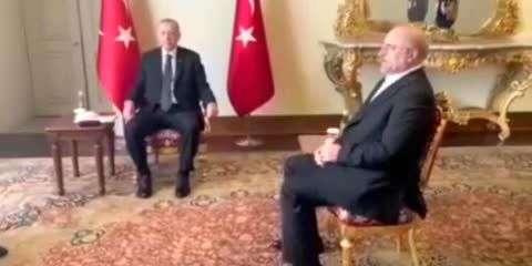 قالیباف با اردوغان دیدار کرد+فیلم
