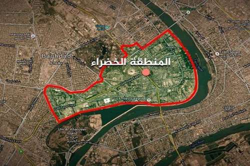 حمله موشکی به سفارت آمریکا در منطقه سبز بغداد