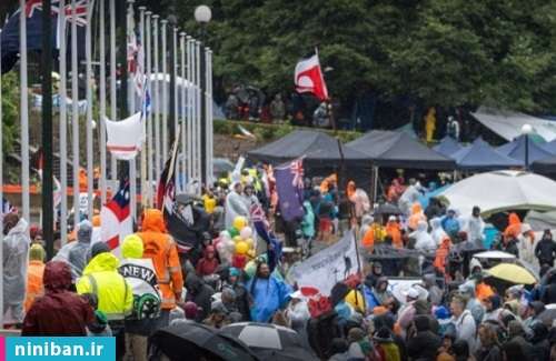 تظاهرات مخالفان محدودیت‌های کرونا در نیوزیلند