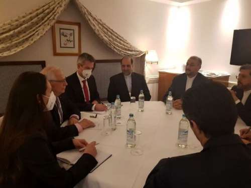 رایزنی وزیرخارجه با جوزپ بورل در مونیخ