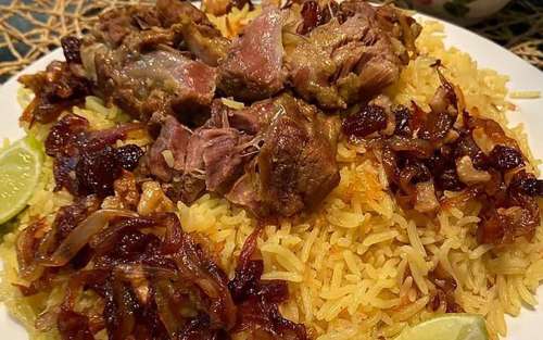 طرز تهیه پلو گوشت خوشمزه و متفاوت عربی