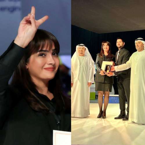 ویدئو: نغمه شیخ الاسلامی و سون سنچری برنده دو جایزه بهترین مشاور املاک، بیشترین فروش و رضایتمندی مشتریان دبی