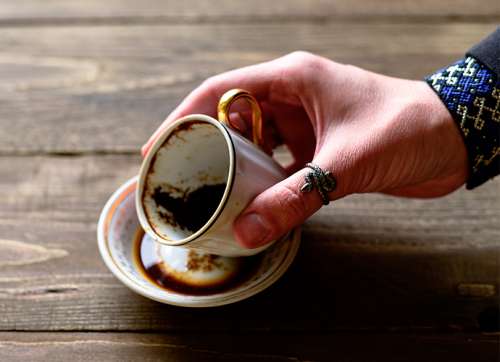 معنی و تعبیر بوقلمون در فال قهوه در بالا و پایین فنجان چیست؟