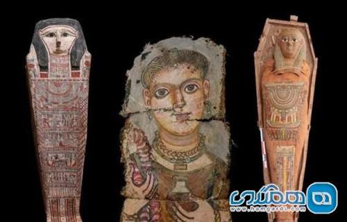 کشف تابوتهای چوبی و پرتره مومیایی در یکی از محوطه های تاریخی مصر
