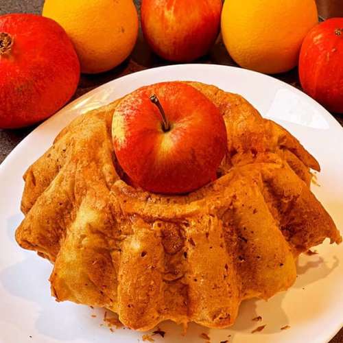 طرز تهیه کیک سیب کاراملی