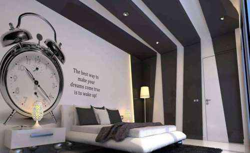 طراحی دکوراسیون اتاق خواب بدون پنجره با ایده های جدید