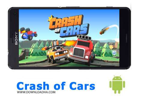 دانلود Crash of Cars v1.3.20 – بازی نبرد ماشین ها برای اندروید