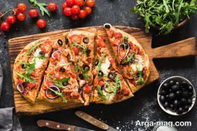 طرز تهیه پیتزا روستیکا ایتالیایی با دستور پخت متفاوت