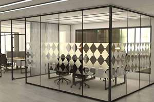 پارتیشن شیشه ای تک جداره و نقش آن در طراحی اداری