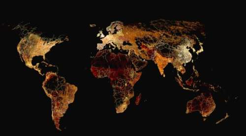 نقشه همه راه‌های زمینی جهان بر اساس قاره‌ها؛ جایگاه ایران کجاست؟ + اینفوگرافیک
