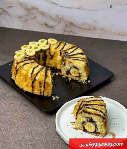 تزیین کیک با موز در خانه با ایده های زیبا و متفاوت
