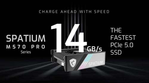 MSI SPATIUM M570 PRO سریعترین SSD جهان