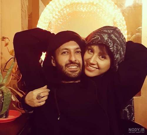 عکس از حسام محمودی و همسرش