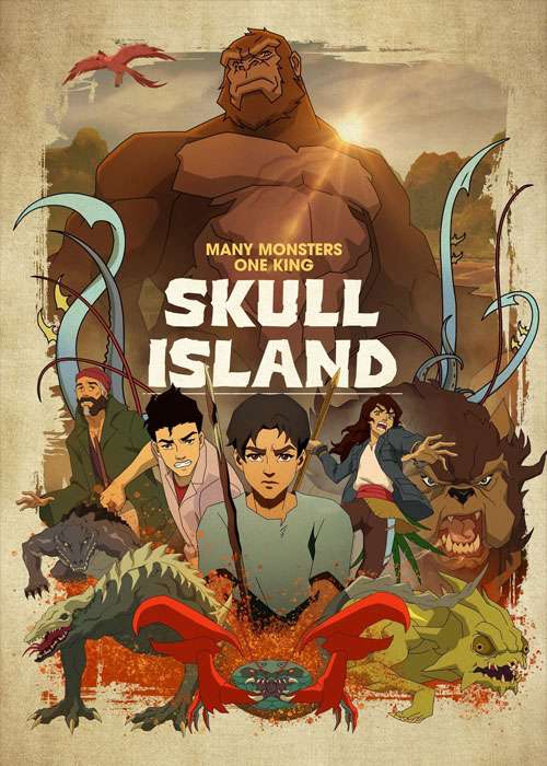دانلود انیمیشن جزیره جمجمه Skull Island 2023