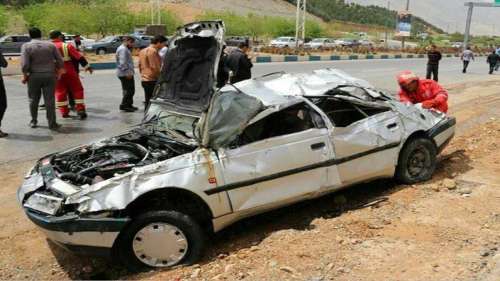 حادثه رانندگی در خرم آباد باعث مصدوم شدن 7 نفر شد! +جزئیات