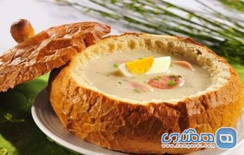 سوپ ژورک یکی از بهترین غذاهای لهستان است