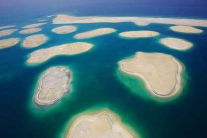 عکس های جالب از ساخت جزایر مصنوعی در دبی!