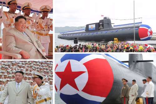 رونمایی کره شمالی از اولین زیردریایی این کشور با قابلیت حمل سلاح هسته ای + ویدئو