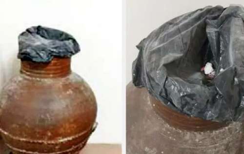 استفاده از خمره‌ باستانی به عنوان سطل آشغال در موزه رشت و تکذیب مسئولان + ویدیو