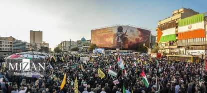 اجتماع مردم تهران در حمایت از غزه+ عکس