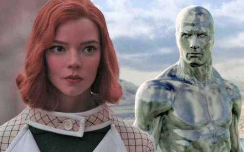 ایفای نقش آنیا تیلور-جوی به عنوان سیلور سرفر مونث در فیلم Fantastic Four