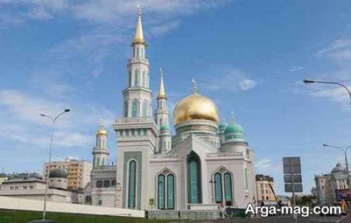 بازدید از مسجد جامع مسکو و زیبایی های آن