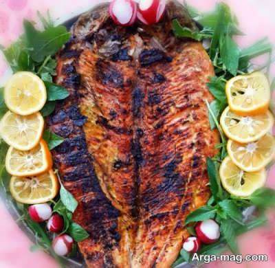 طرز تهیه ماهی کبابی خوشمزه در باربیکیو و در فر
