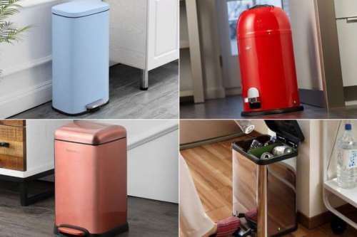 ۴۸ مدل سطل زباله پدالی استیل جدید ؛ راحتی و کاربردی برای هر آشپزخانه ای