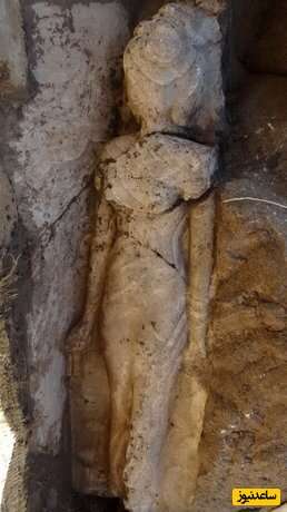 لحظه شگفت انگیز کشف مجسمه زیبای 3350 ساله دختر فرعون در مصر+عکس