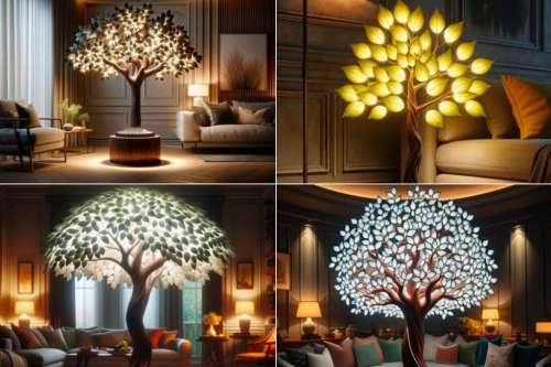 این لامپ های درختی غول پیکر خانه شما را به یک جنگل مسحور تبدیل می کند