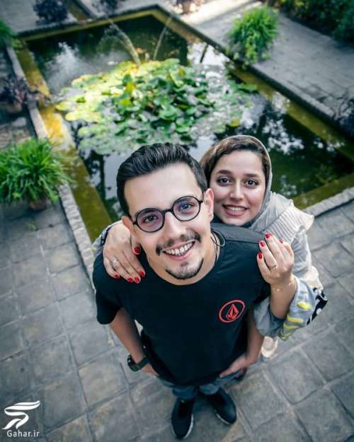 عکس دیدنی امیر کاظمی و همسرش مهتاب محسنی
