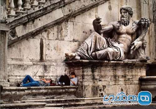 مجسمه غول پیکر در رم | سفر به ایتالیا