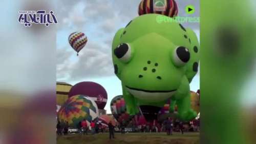 فیلم | فستیوال بزرگ بالن‌های عجیب و غریب در مکزیک