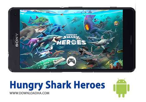 دانلود Hungry Shark Heroes 3.1 – بازی شبیه ساز قهرمانان کوسه گرسنه برای اندروید
