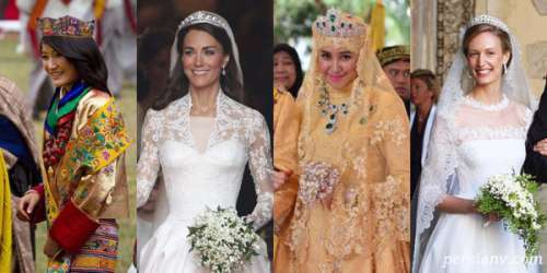 لباس عروسی خیره کننده برازنده یک ملکه قلابی!