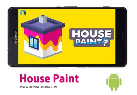 دانلود House Paint 1.3.9 – بازی پازل نقاشی خانه برای اندروید
