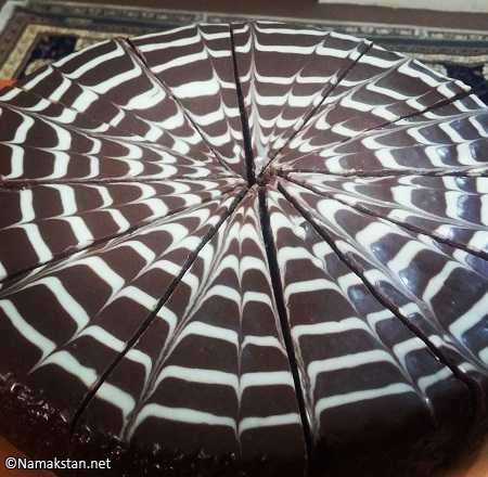 آموزش کامل طرز تهیه کیک راه راه بسیار زیبا معروف به کیک زبرا