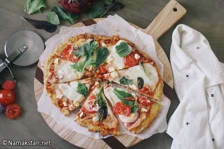 طرز تهیه خمیر پیتزا خانگی کم چرب و خمیر پیتزا ایتالیایی تصویری